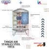 tangki air tirta stainless steel detail