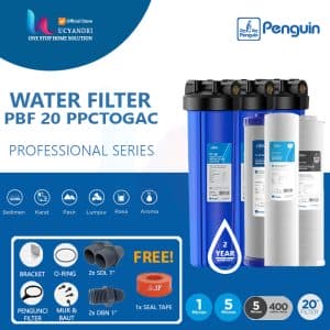 paket filter air penguin pbf 20 pp cto gac