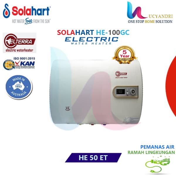 ELTERRA Electric Water Heater HE-50 ET Pemanas Air Listrik Solahart -  Lucyandri
