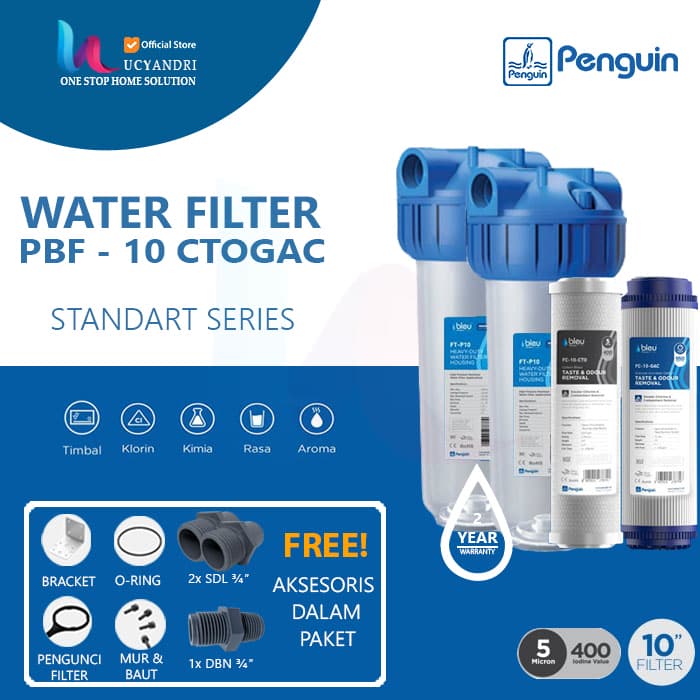 paket filter air penguin pbf 10 cto gac paket filter air penguin pbf 10 cto gac