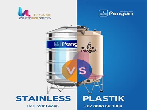 perbandingan tangki air stainless steel dan plastik